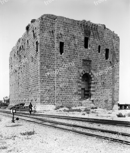 Rails Railway Lion Tower Tripoli 1900