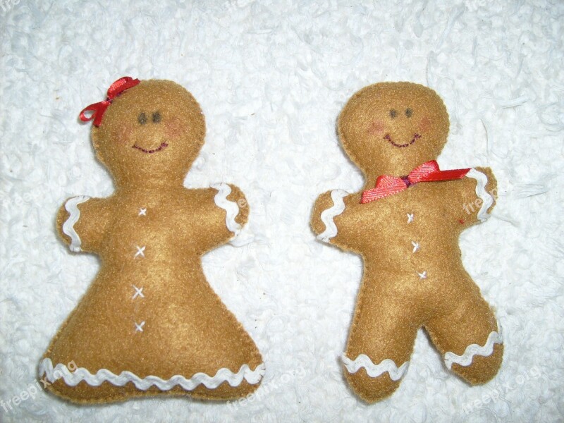 Gingerbread Textile Mézi Christmas Game