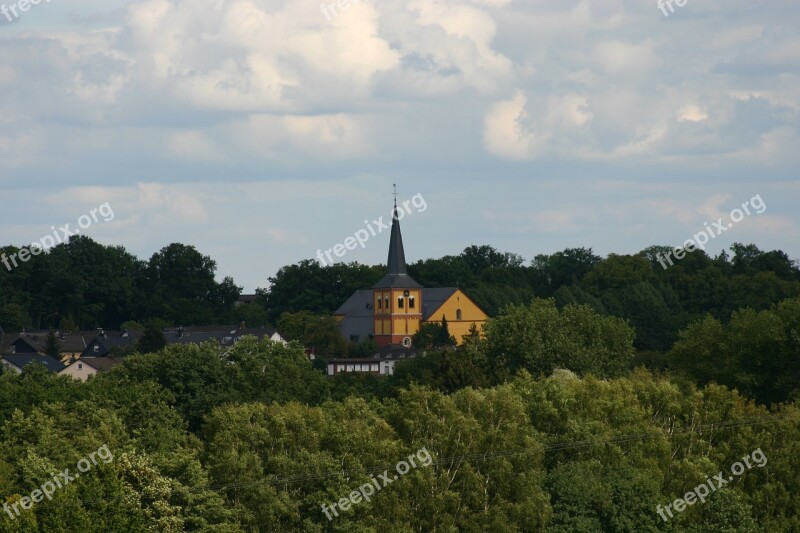 Church Asbach Churches Building Landscape