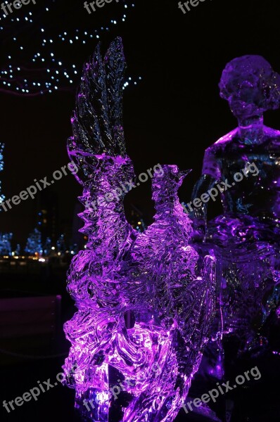 Purple Violet Dark Night Ice