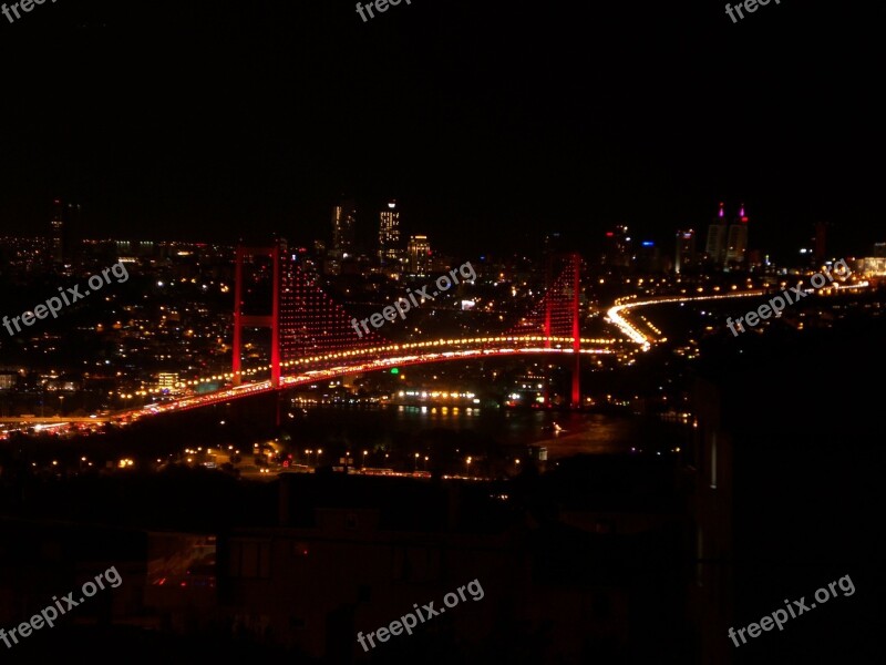 Istanbul Throat Bridge Free Photos