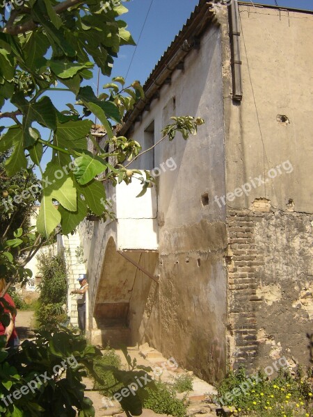 Farmhouse Casa Vieja Stone House Side Free Photos