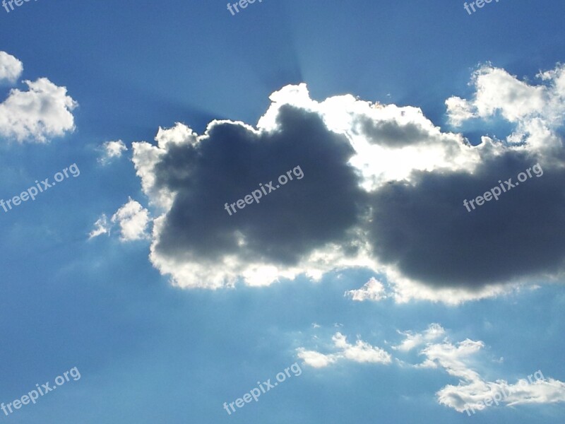 Clouds Sun Sky Cloud Rays