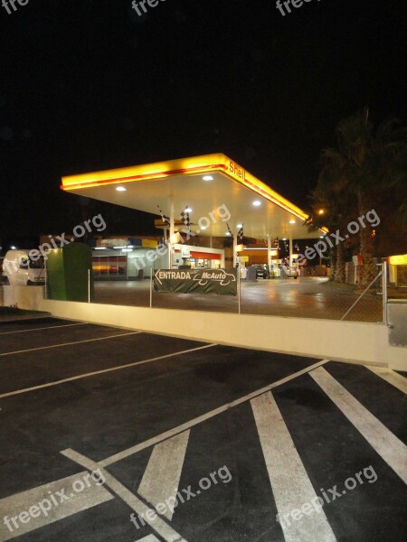 Petrol Station Gasoline Station Business Refuel