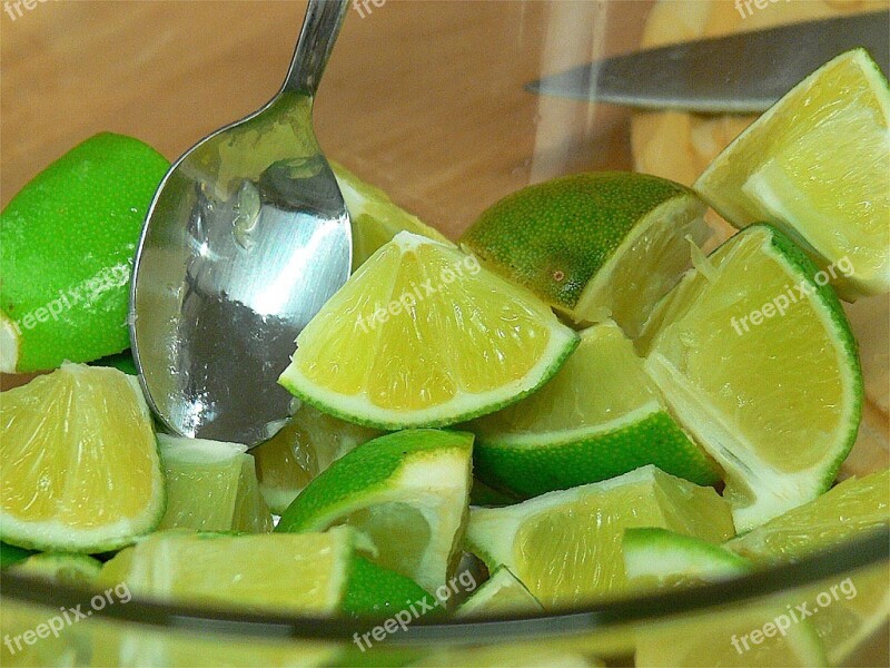 Lime Lime Slices Food Eat Edible