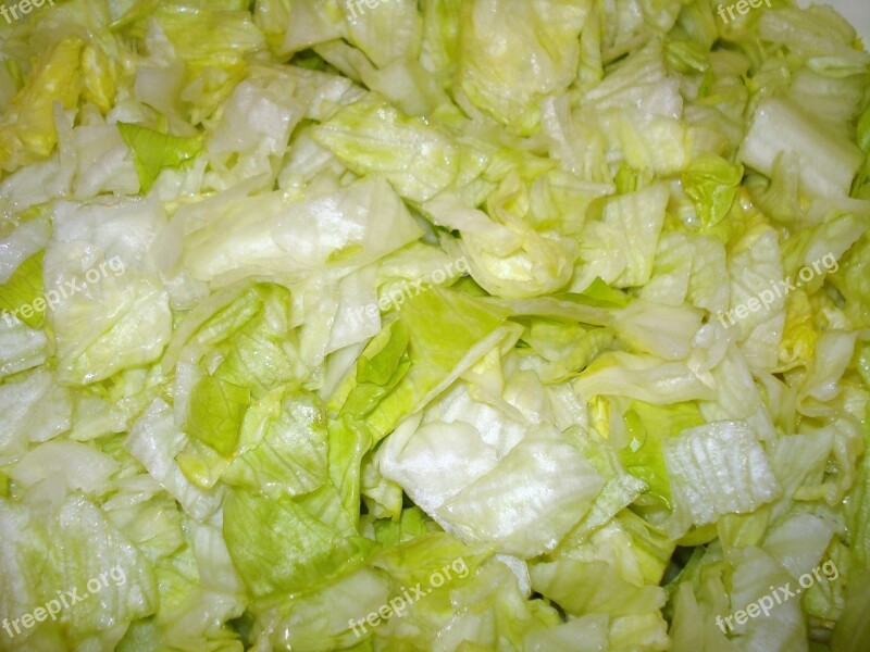 Iceberg Lettuce Salad Head Of Lettuce Vitamins Healthy