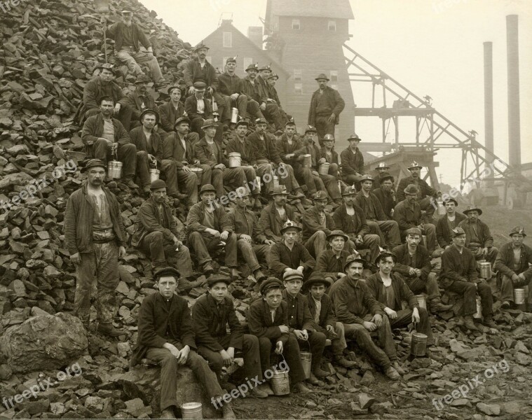 Miners Workers Bergmann Squires Mine