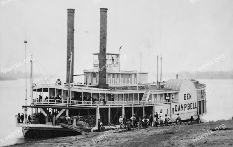 Paddle Steamer Ship Steamboat Boat Paddle Steamers