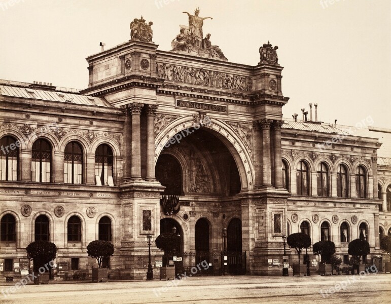 Albumin Paper World's Fair Paris Palais De L ' Industry Black And White