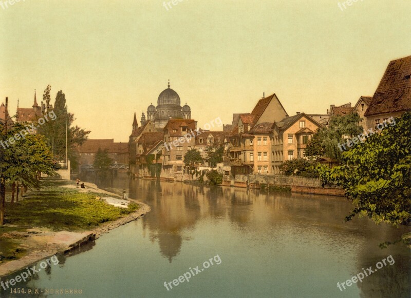 Synagogue Main Synagogue Pegnitz Nuremberg Bavaria