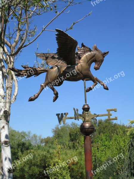 Weather Gage Weather Horse Bronze Wind