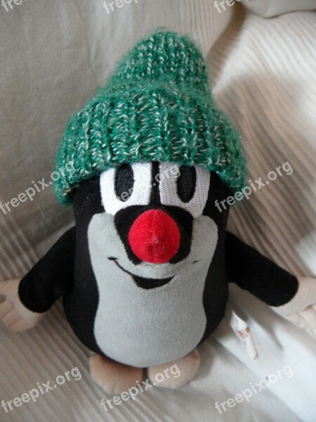 Pauli Mole Krtek Cartoon Character Cap