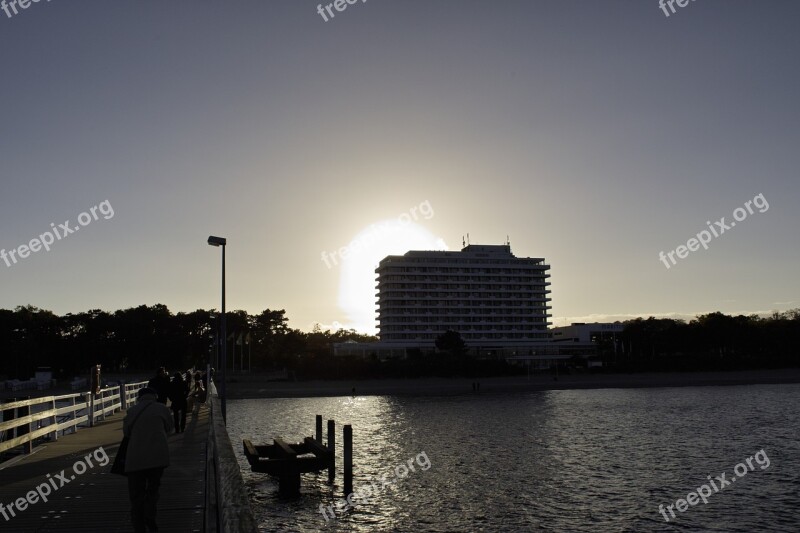 Web Timmendorf Backlighting Lake Free Photos