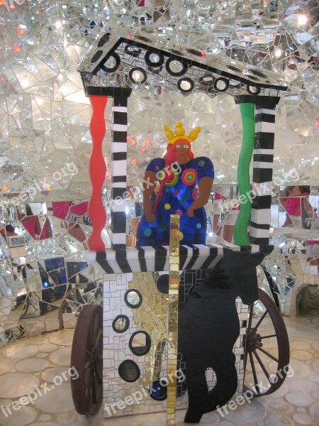 Tarot Garden Dare Sculpture Mirror Niki De Saint Phalle