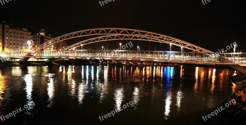 River Water Night Dark Light