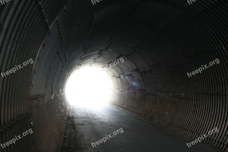 Tunnel Light Corrugated Sheet Away Underpass