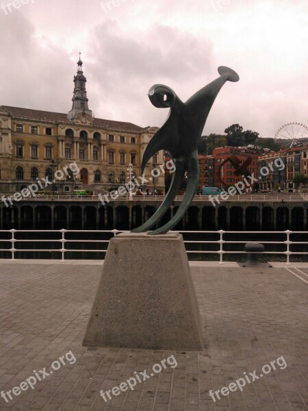 Sculpture River Nervión Bilbao Ingenious Basque Country