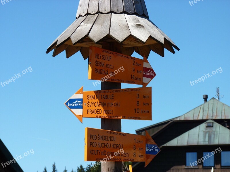 Signpost Direction Sign Sign Post Tourism Marking