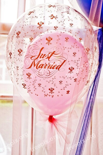 Married Wedding Decoration Symbol Balloon