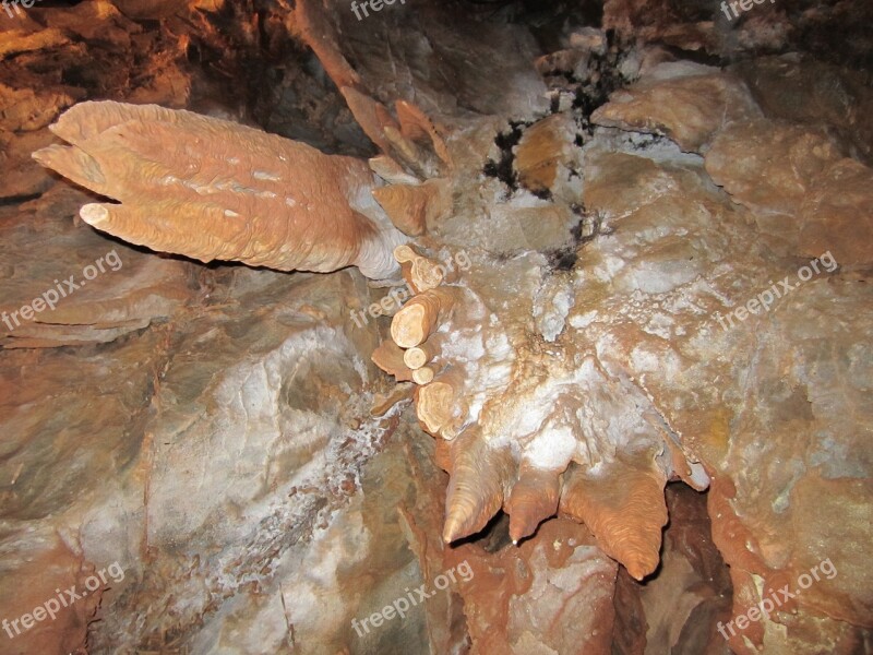 Rock Rocks Underground Cave Caves