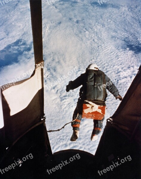 Fallschrimsprung Record Joseph Kittinger 1960 Altitude Record