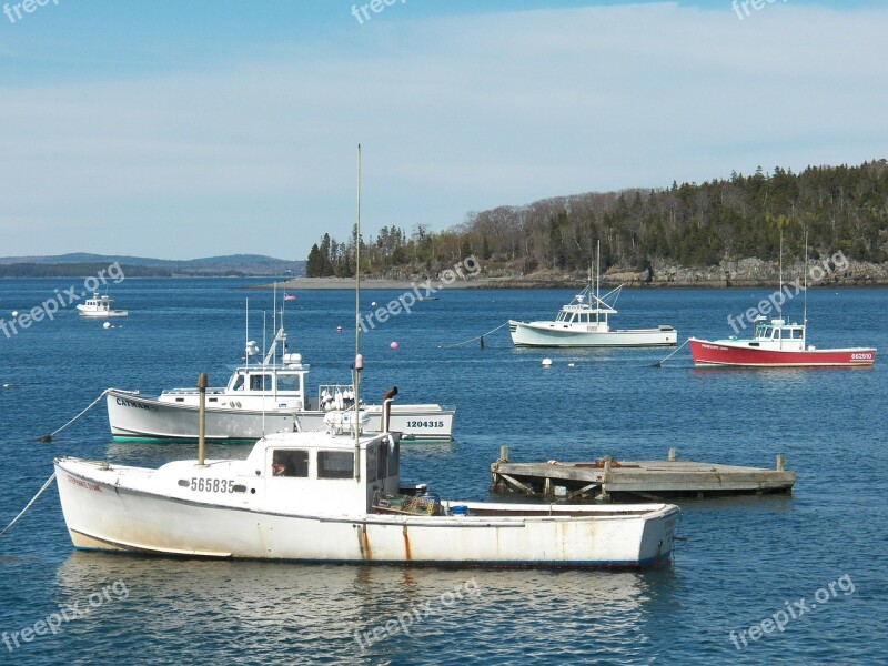 Fishing Boat Boats Lobstermen Lobster Boats