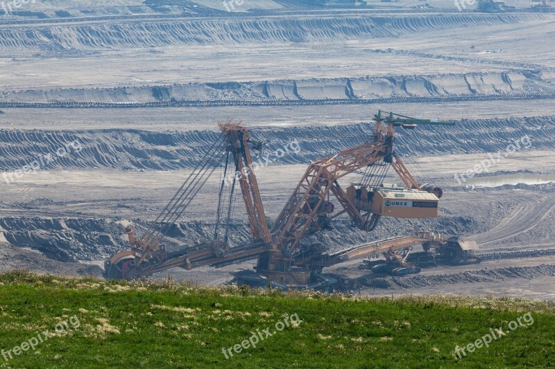 Big Bucket Wheel Excavator Coal Digging Equipment