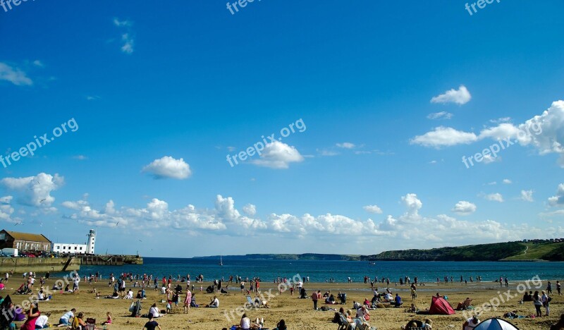 Beach Sand Shore People Sea