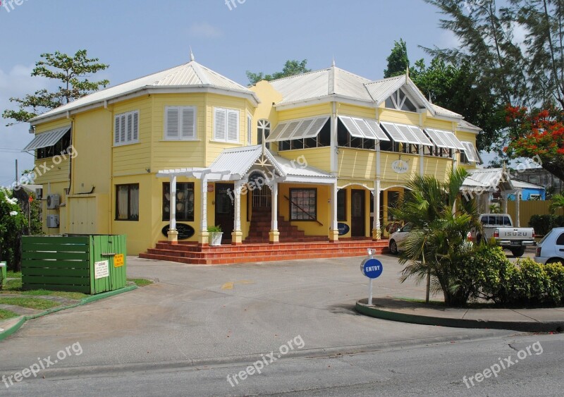 Building Shop Yellow Holetown Barbados