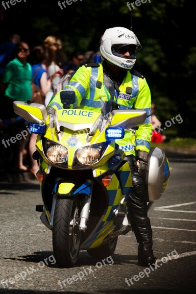 Bike British Cop Enforcement English