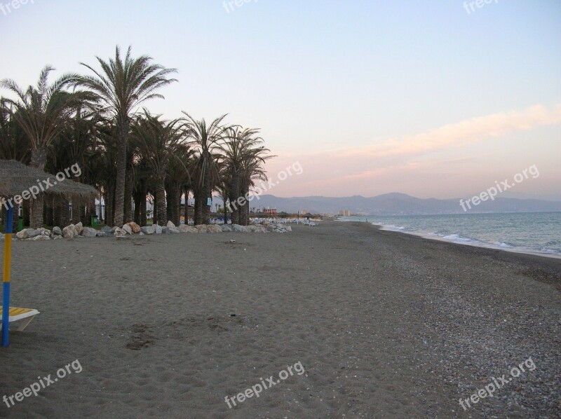 Torremolinos Beach Sea Spain City