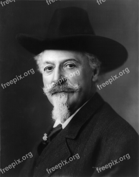 Buffalo Bill Man 1911 William F Cody Portrait