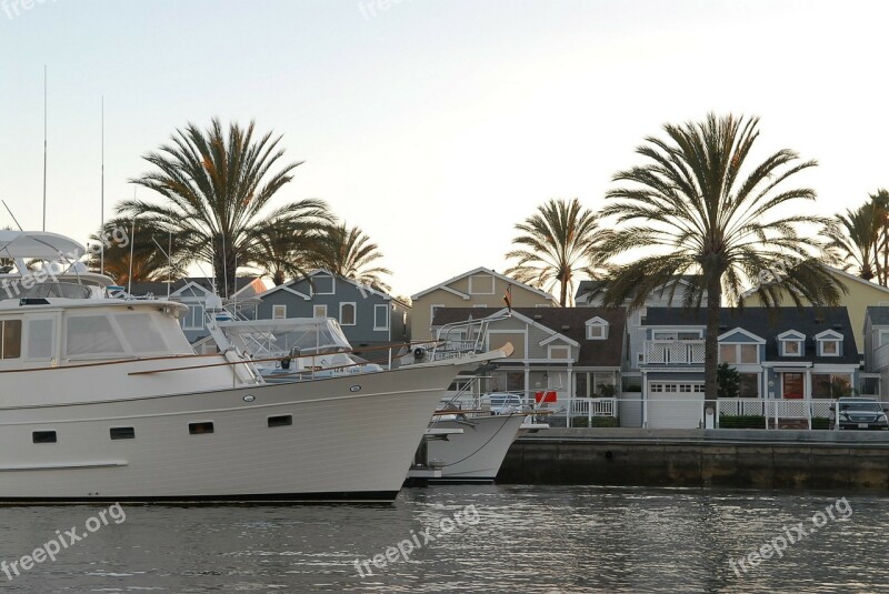 Port Town Boat Yacht Sea