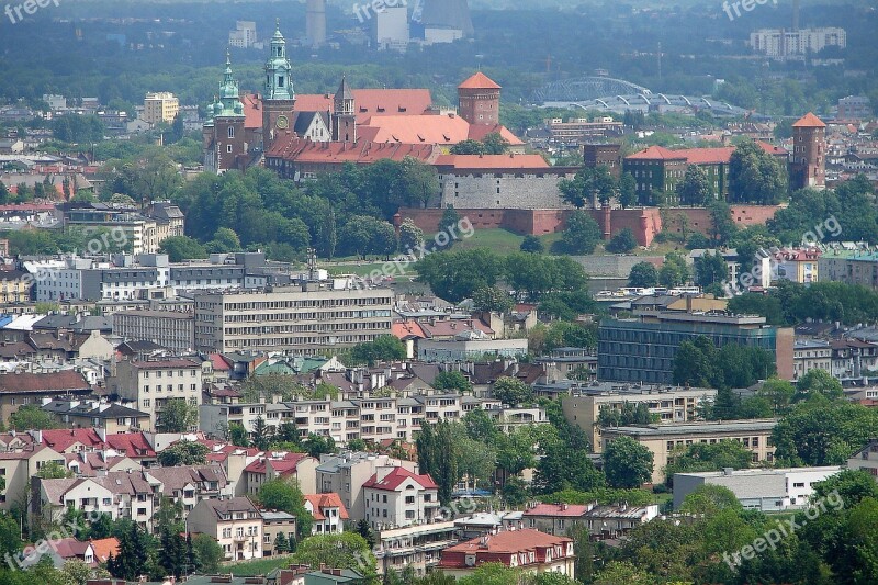 View Cracow Kraków Wawel Castle