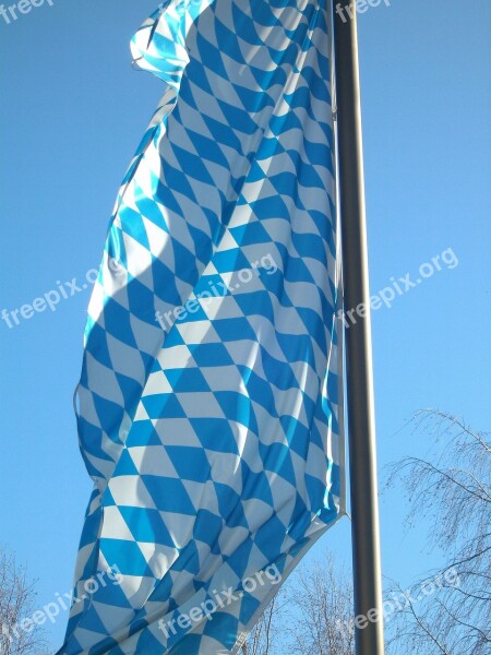 Bavaria Flag Bavarian Flag Germany Regions