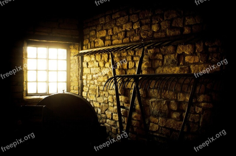 Window Barn Rakes Farm Equipment Tools