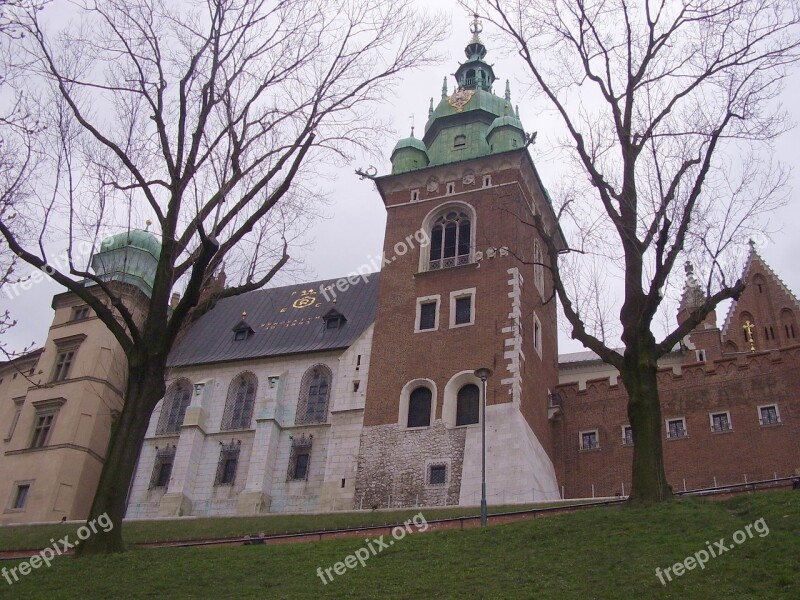 Krakkow Castle Building Architectural Architecture