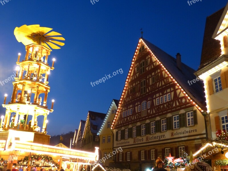 Christmas Pyramid Large Shining Esslingen Christmas Market