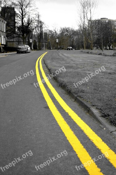 Yellow Lines Road Restrictions No Parking