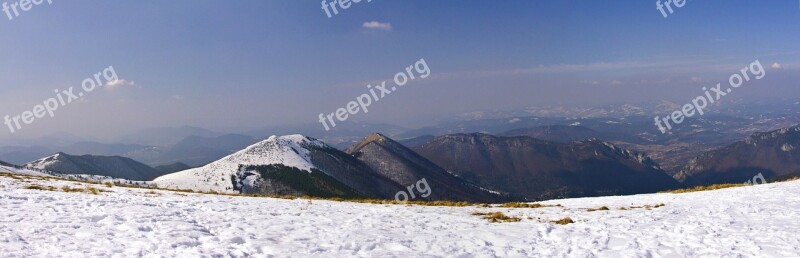 Mountain View Landscape Hills Peak