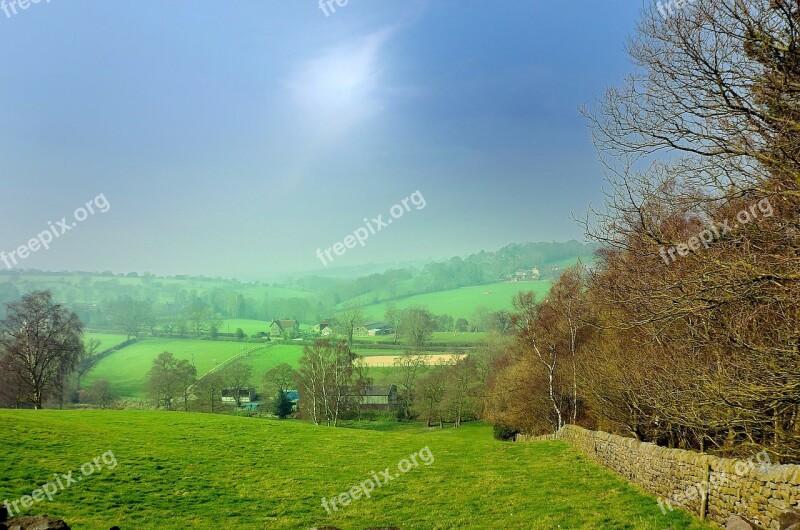 Fields Landscape Season Spring Grass