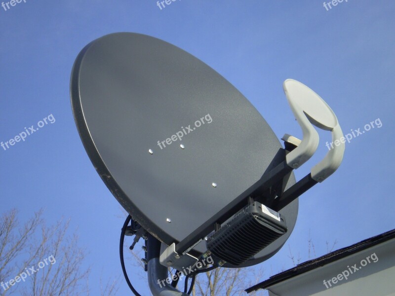 Satellite Dish Satellite Receiver Receiver Parabolic