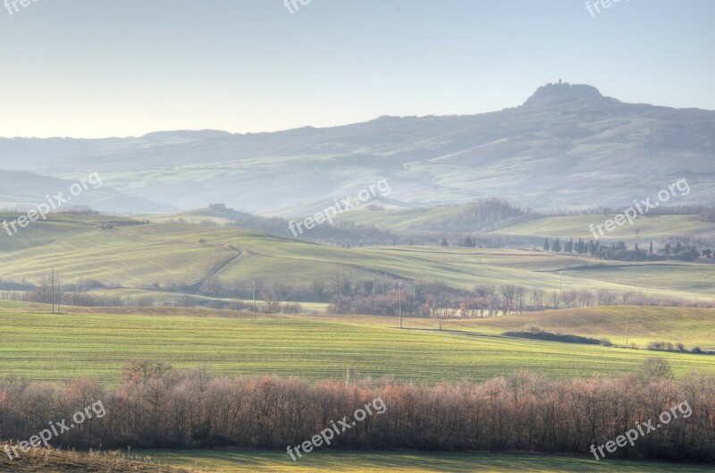 Tuscany Val D'orcia Italy Radicofani