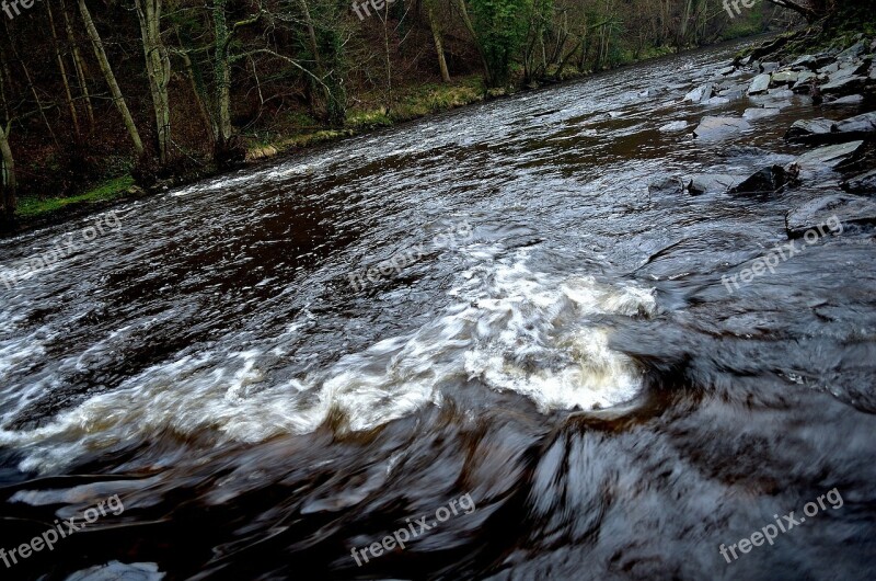 Water Current Background Element Nature