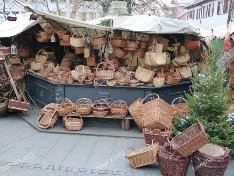 Market Sale Sales Stand Stand Basket