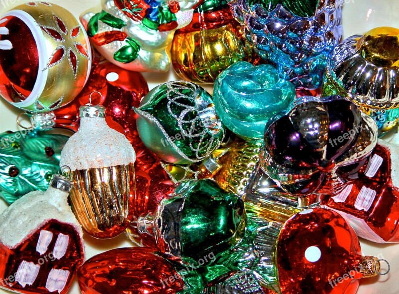 Christmas Ornamnets Xmas Decorations Glass Bulbs Baubles