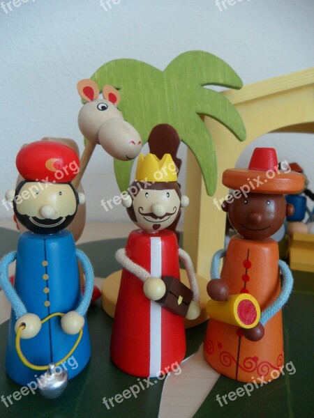 Crib Figures Holy Three Kings Kings Christmas Crib Figures