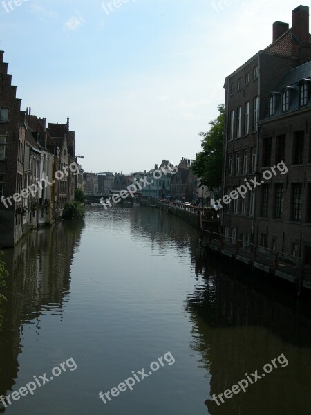 Belgium Canal Water City Travel