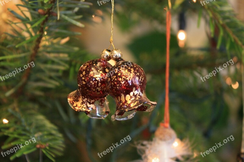 L310 Bell Christmas Ornaments Christmas Card Greeting Card