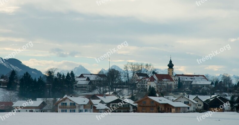 Germany Bavaria Sky Europe Forest